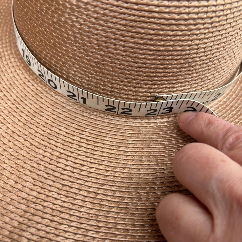 Vintage Street Smart by Betmar Gold Sun Hat Wide Brim Made in Taiwan - Picture 7 of 7